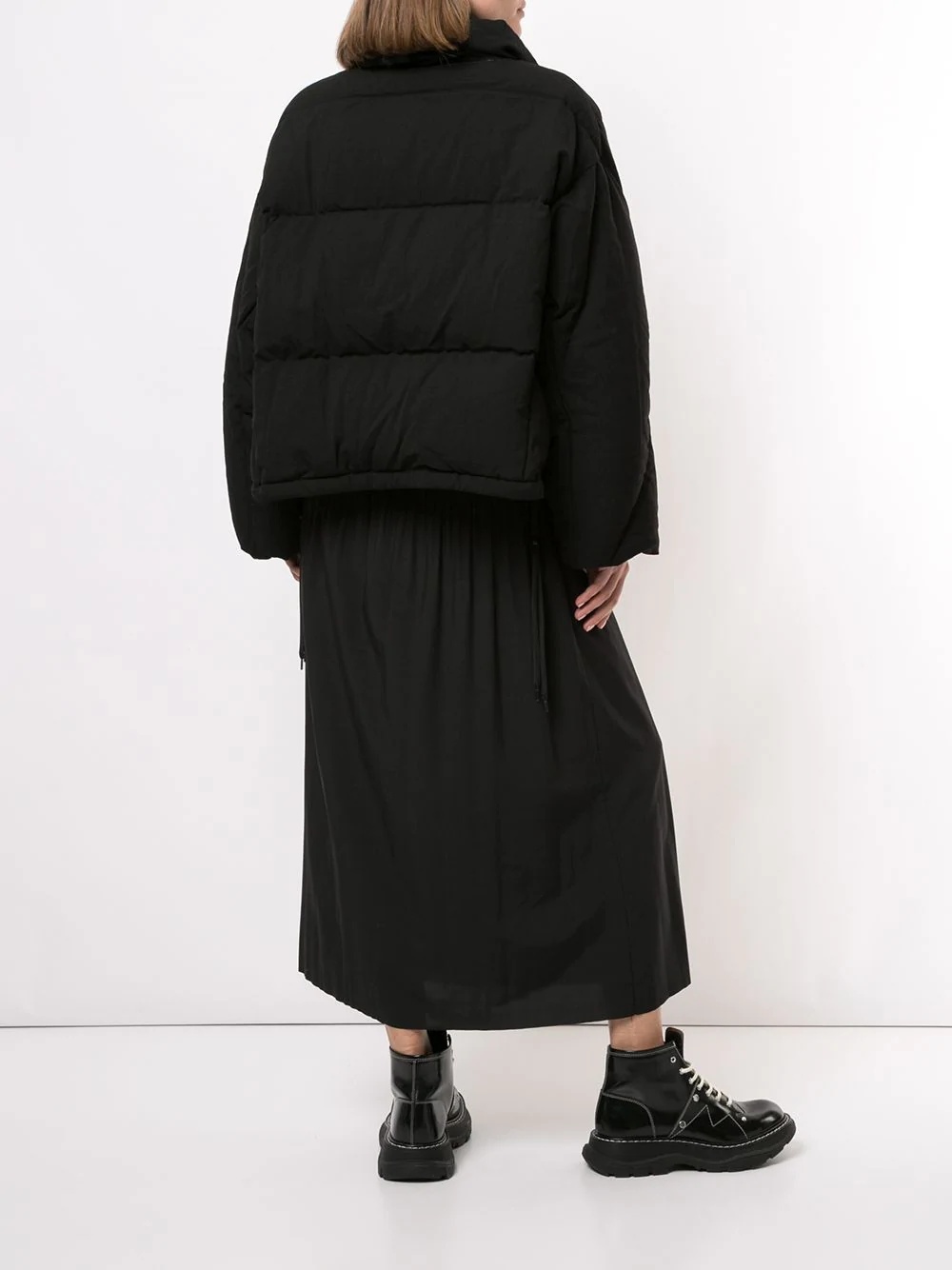 hooded oversized jacket - 6