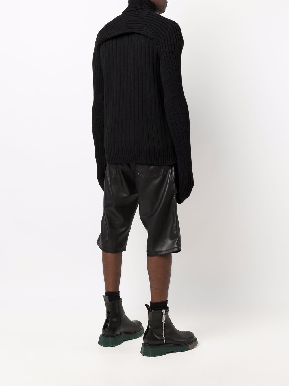 convertible roll-neck jumper - 4