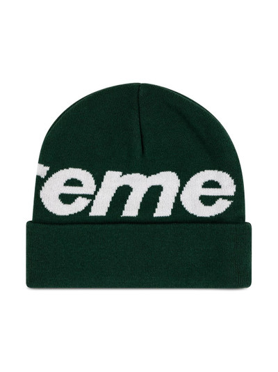 Supreme big logo beanie outlook