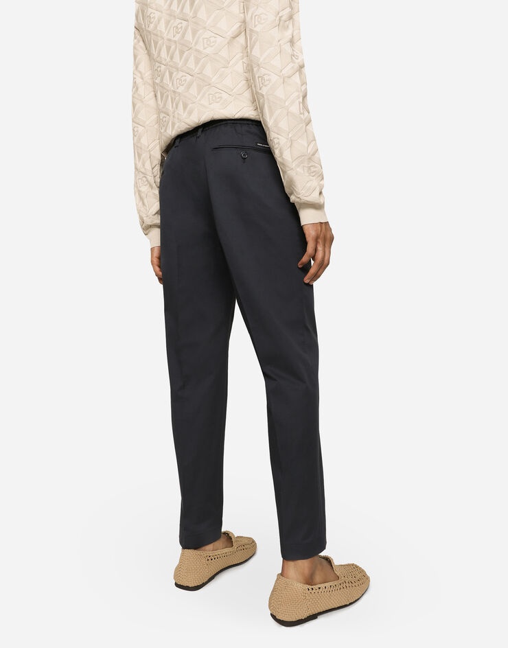 Stretch cotton pants - 4
