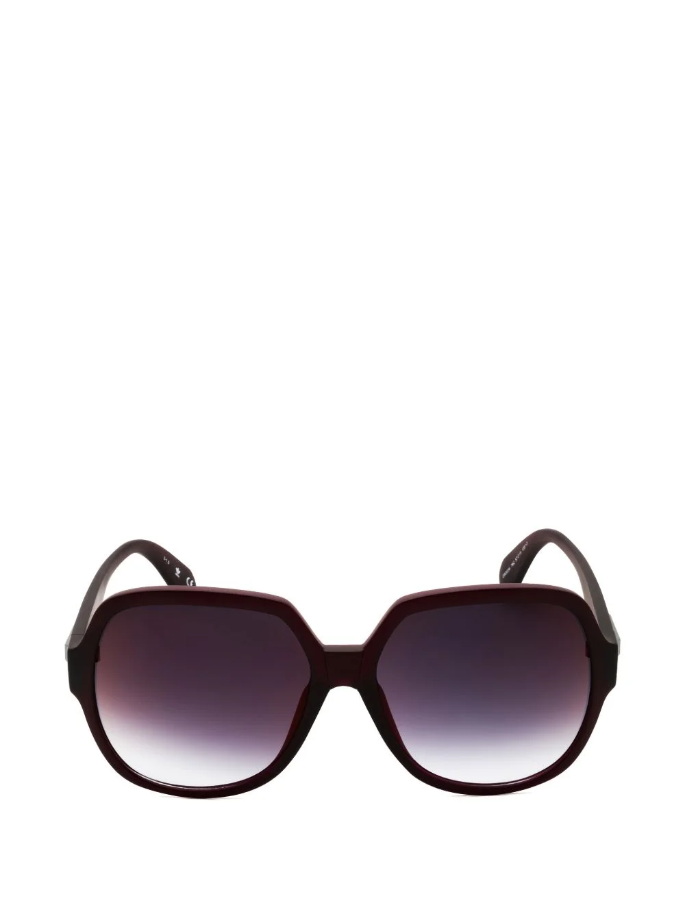 oversized geometric-frame sunglasses - 1
