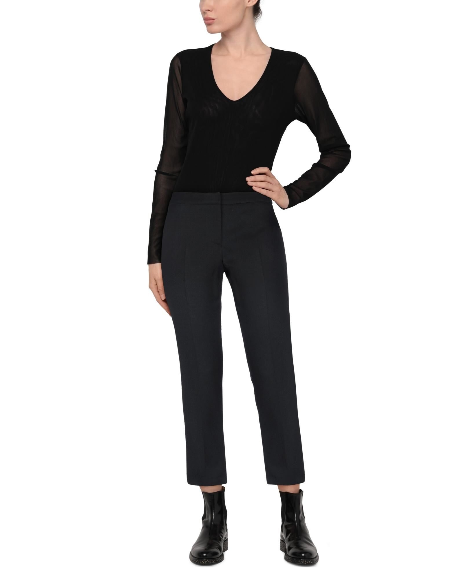 Black Women's Casual Pants - 2