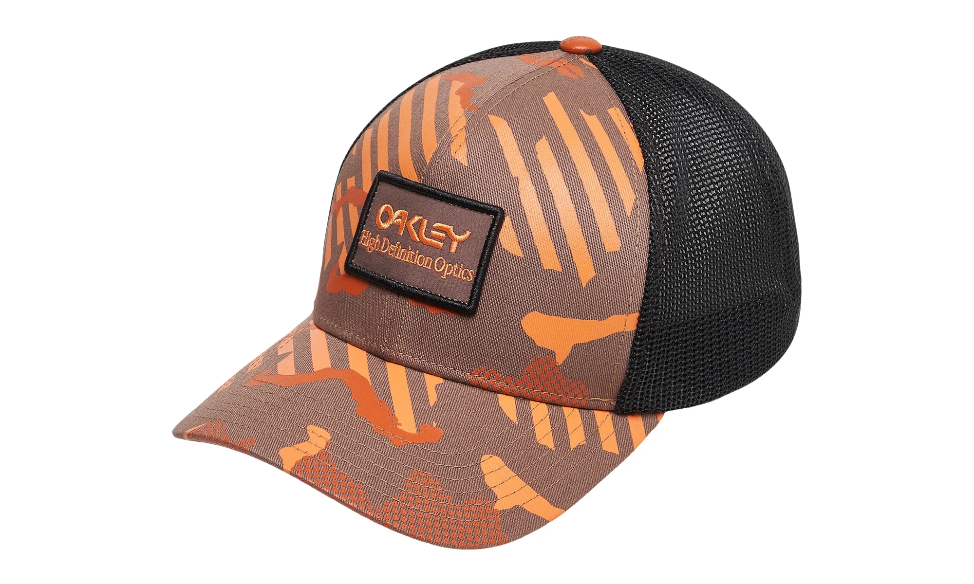 B1B HDO Patch Trucker Hat "Orange Stripe / Grip Camo" FOS900906 9YW - 1