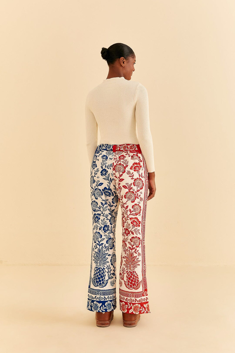 Mixed Pineapple Garden Ski Pants 6
