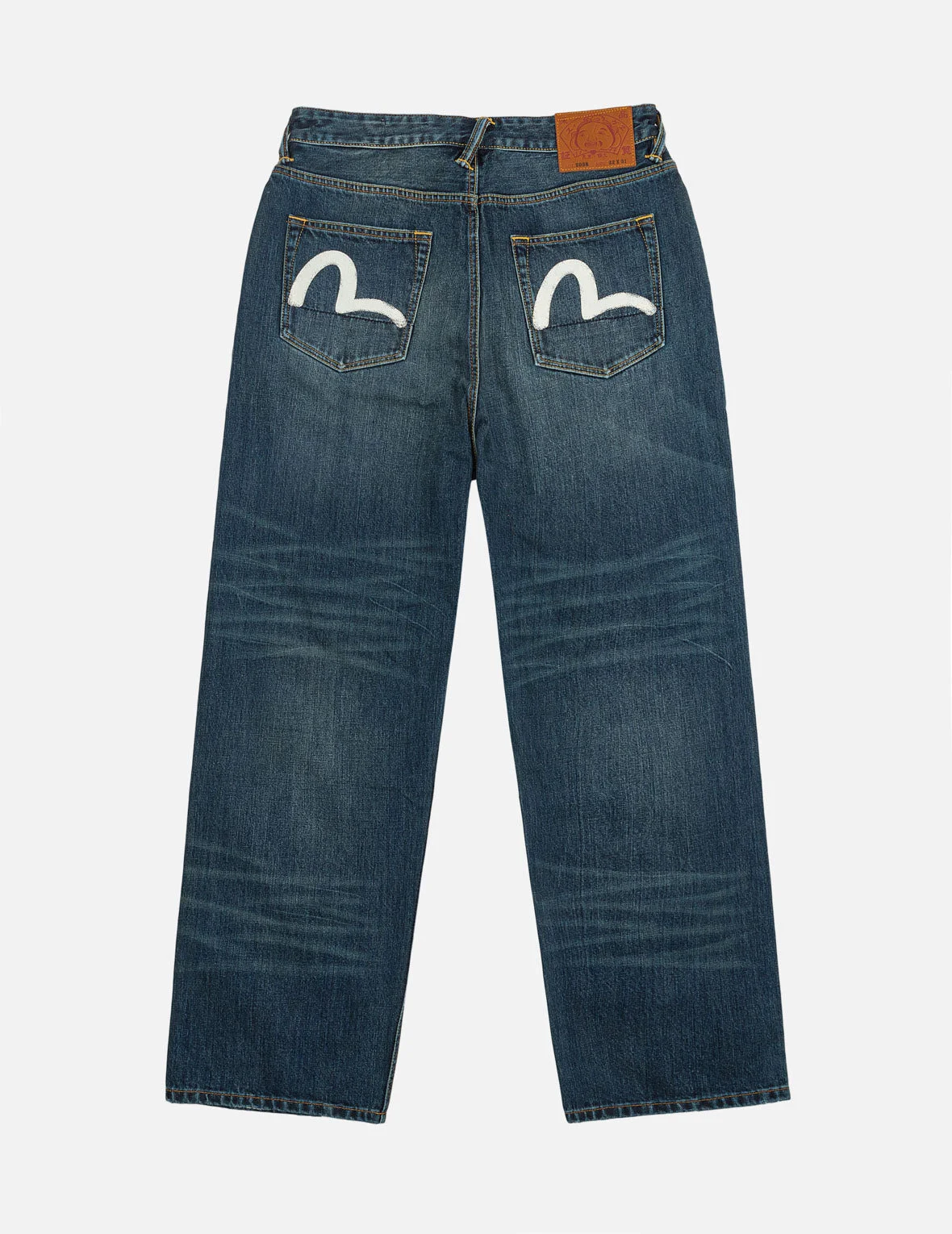White Seagull Classic Loose Fit Jeans #2038 - 1