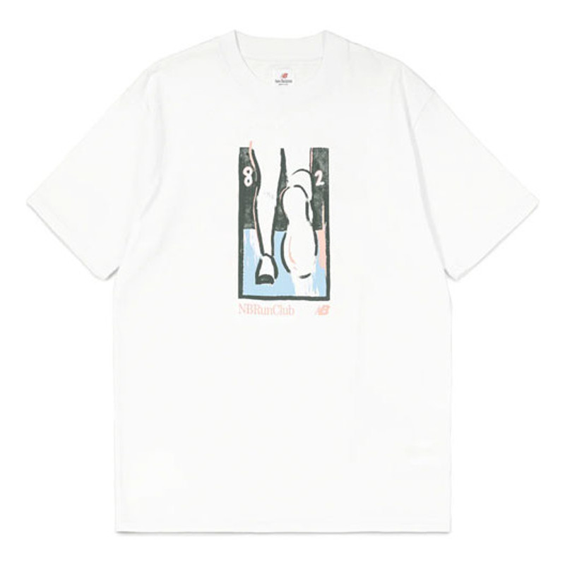 New Balance Run Club Tee 'White' MT31546WT - 1