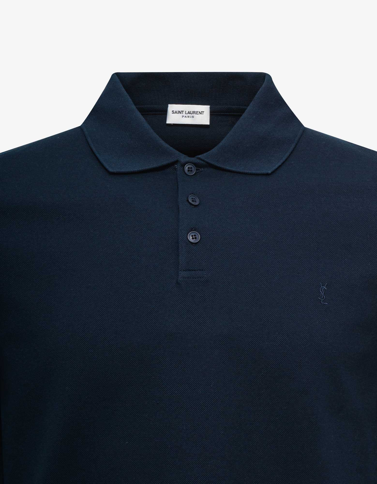Blue Monogram Polo T-Shirt - 3