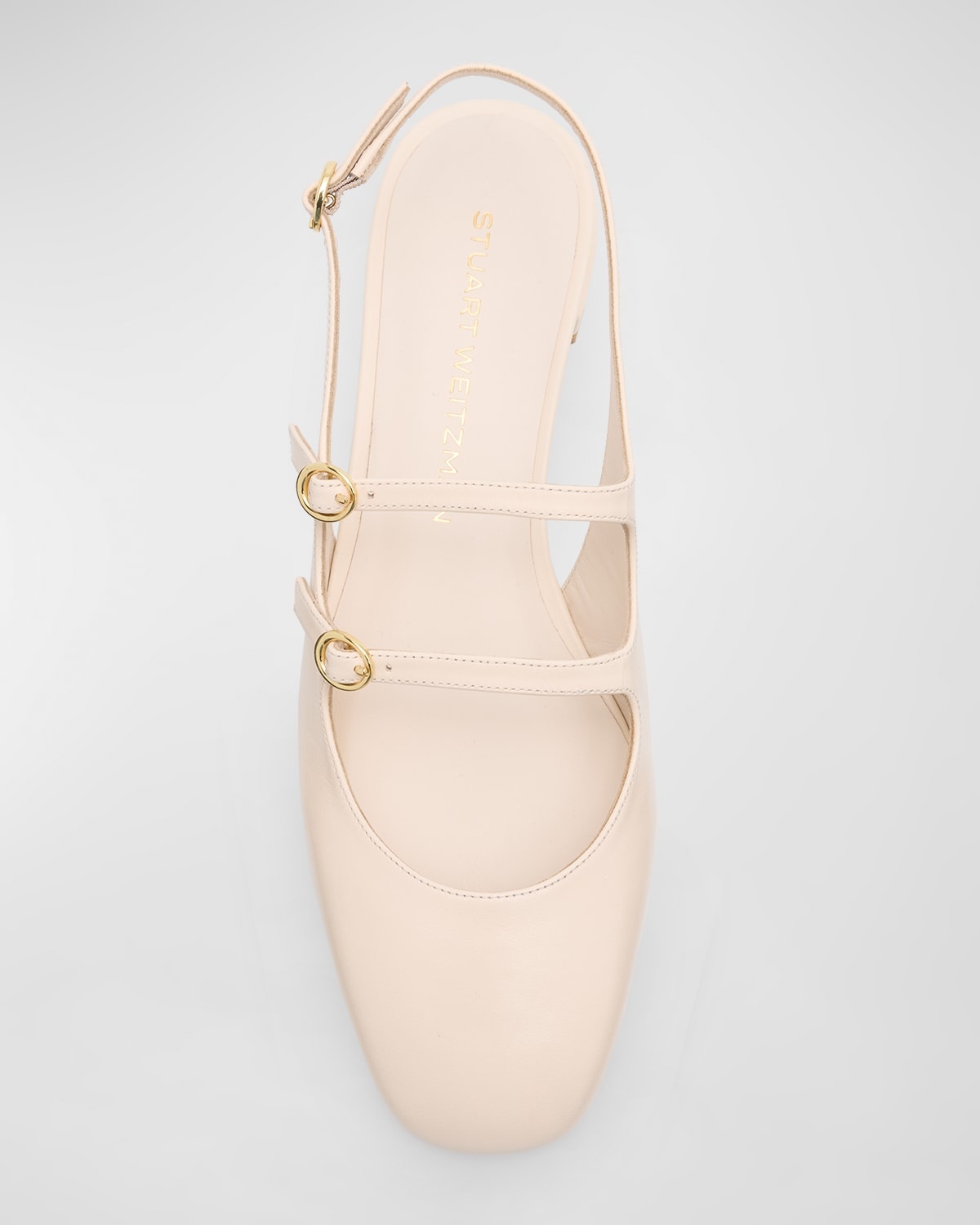 Benni Leather Mary Jane Ballerina Flats - 5