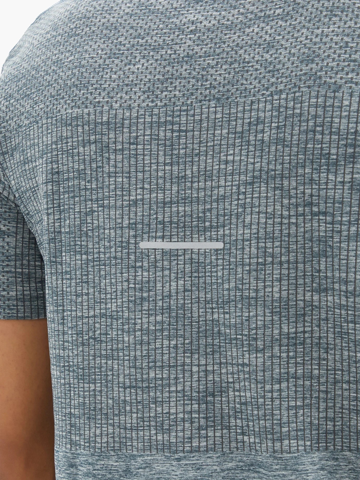 Race reflective-logo seamless jersey T-shirt - 4