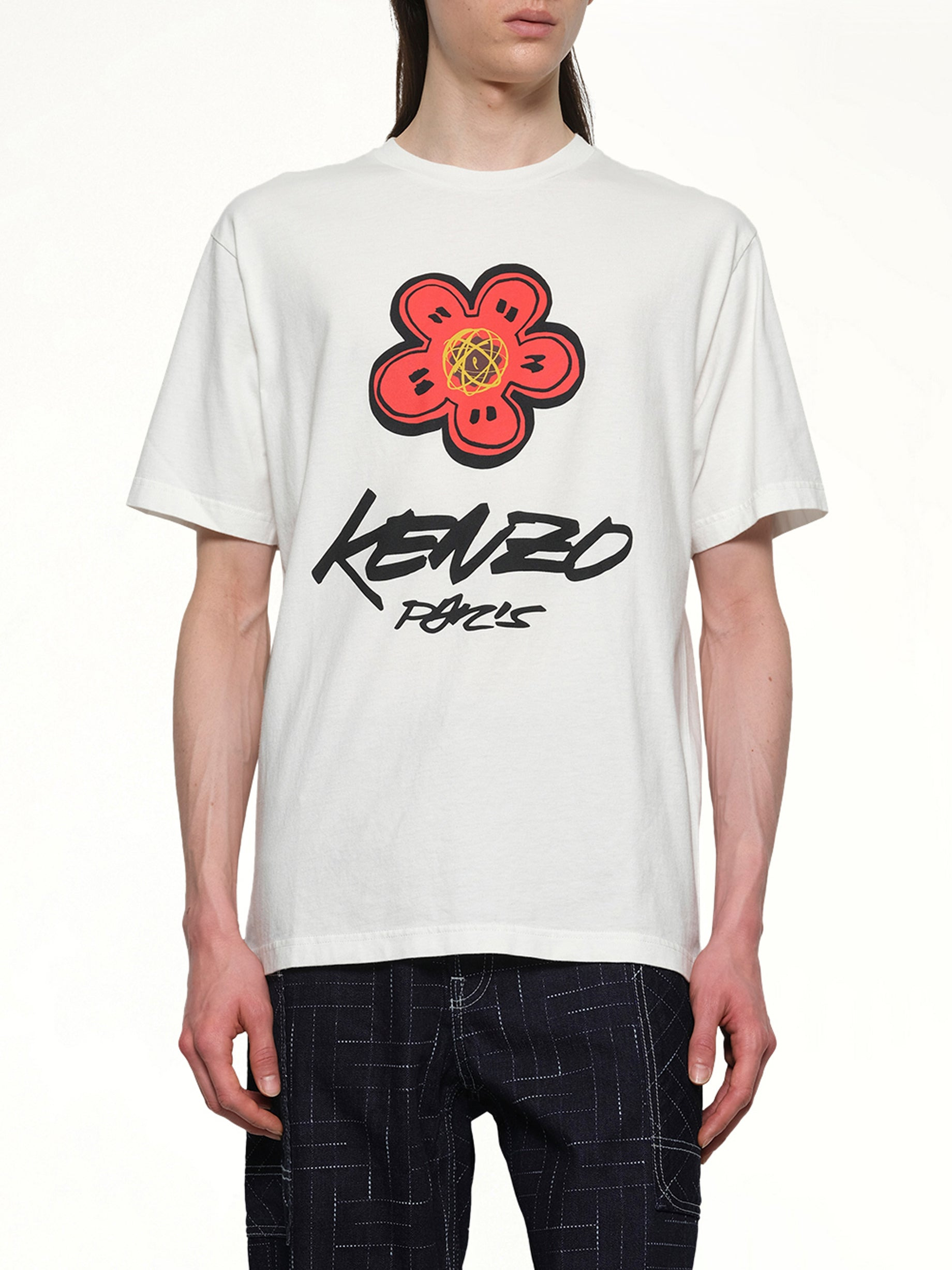 Kenzo Futura Classic T-Shirt in Off White - 6