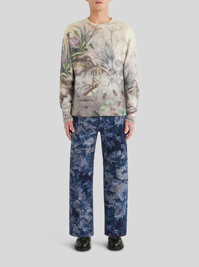 FOLIAGE JACQUARD JEANS 3