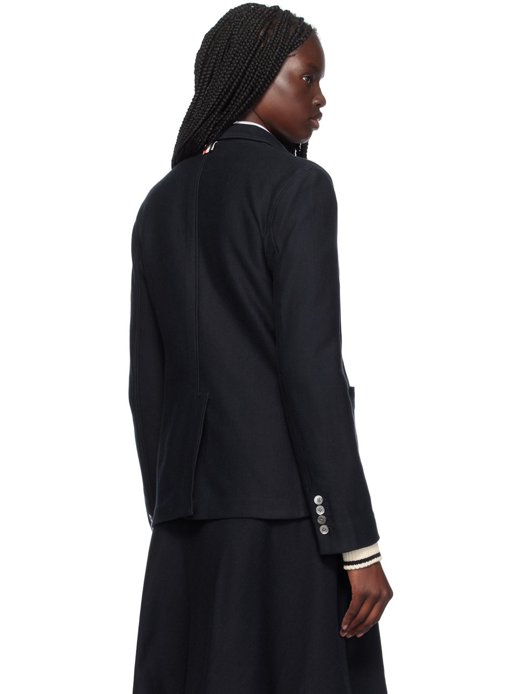 Navy Sack Blazer - 3