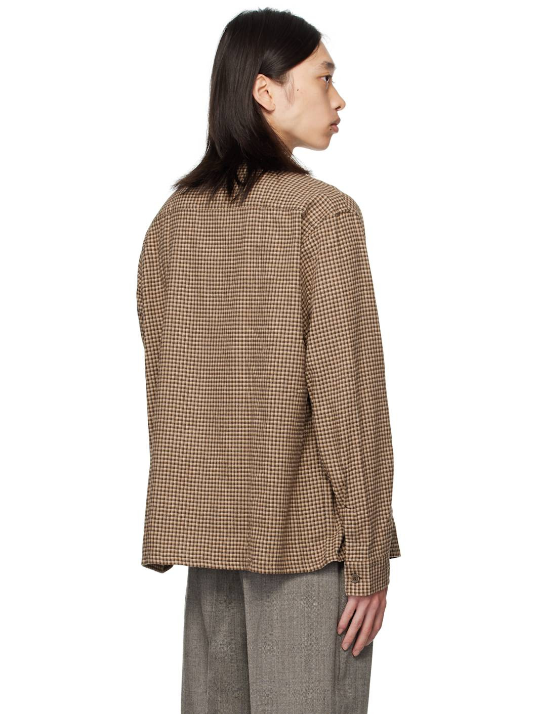 Brown Heusen Shirt - 3