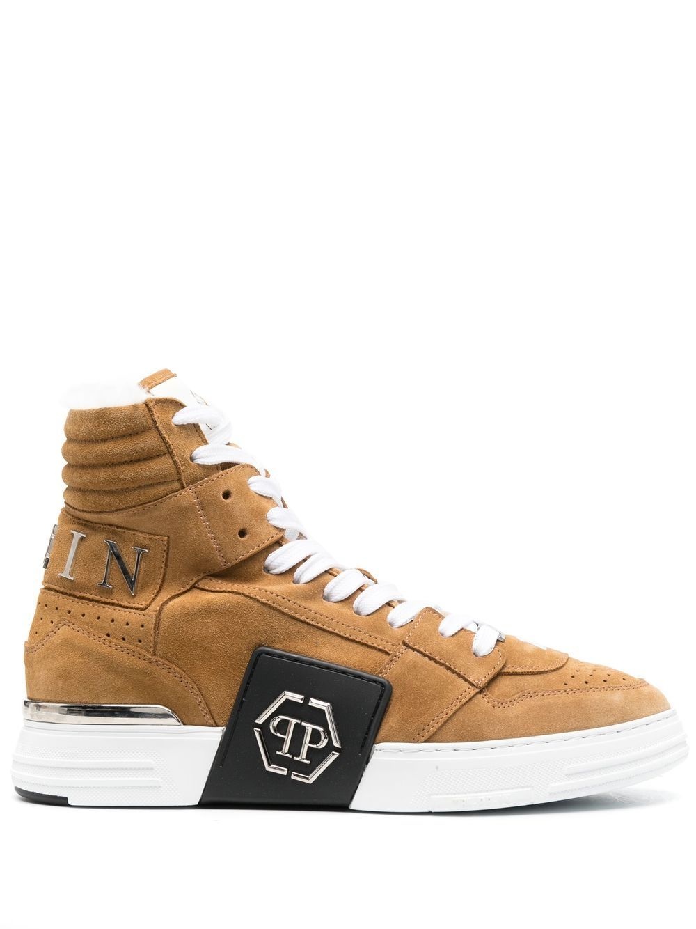 Hexagon high-top sneakers - 1