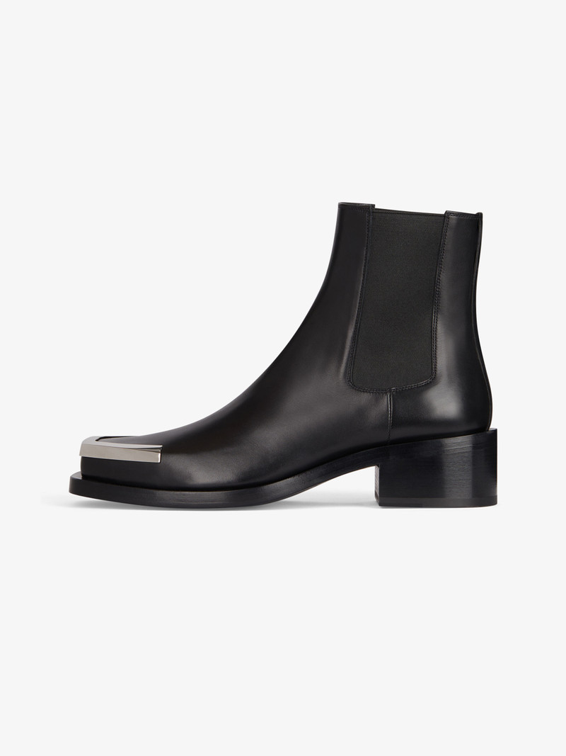 Austin chelsea boots in leather with metal tips 5