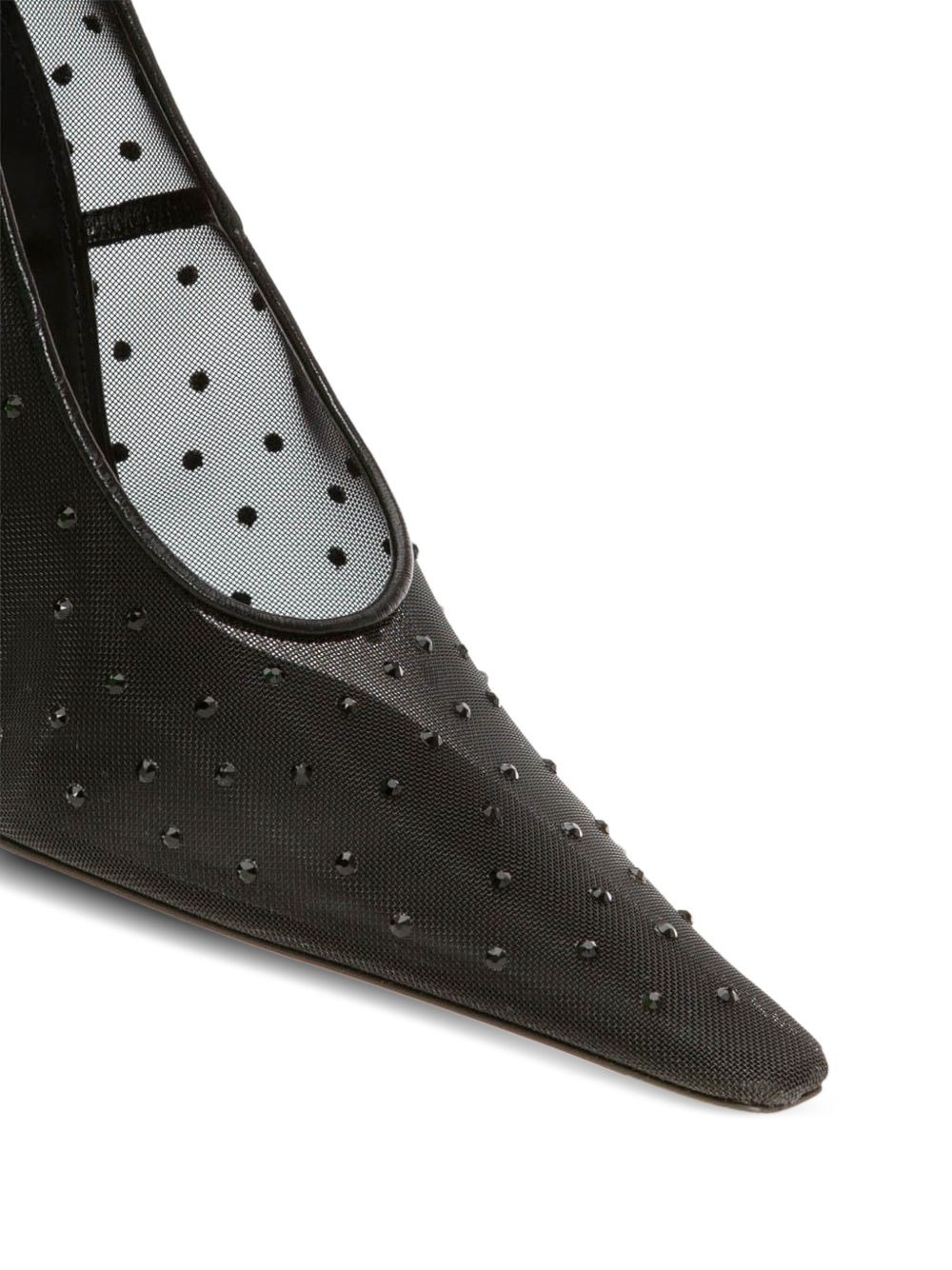 Anja 115mm rhinestoned pumps - 3