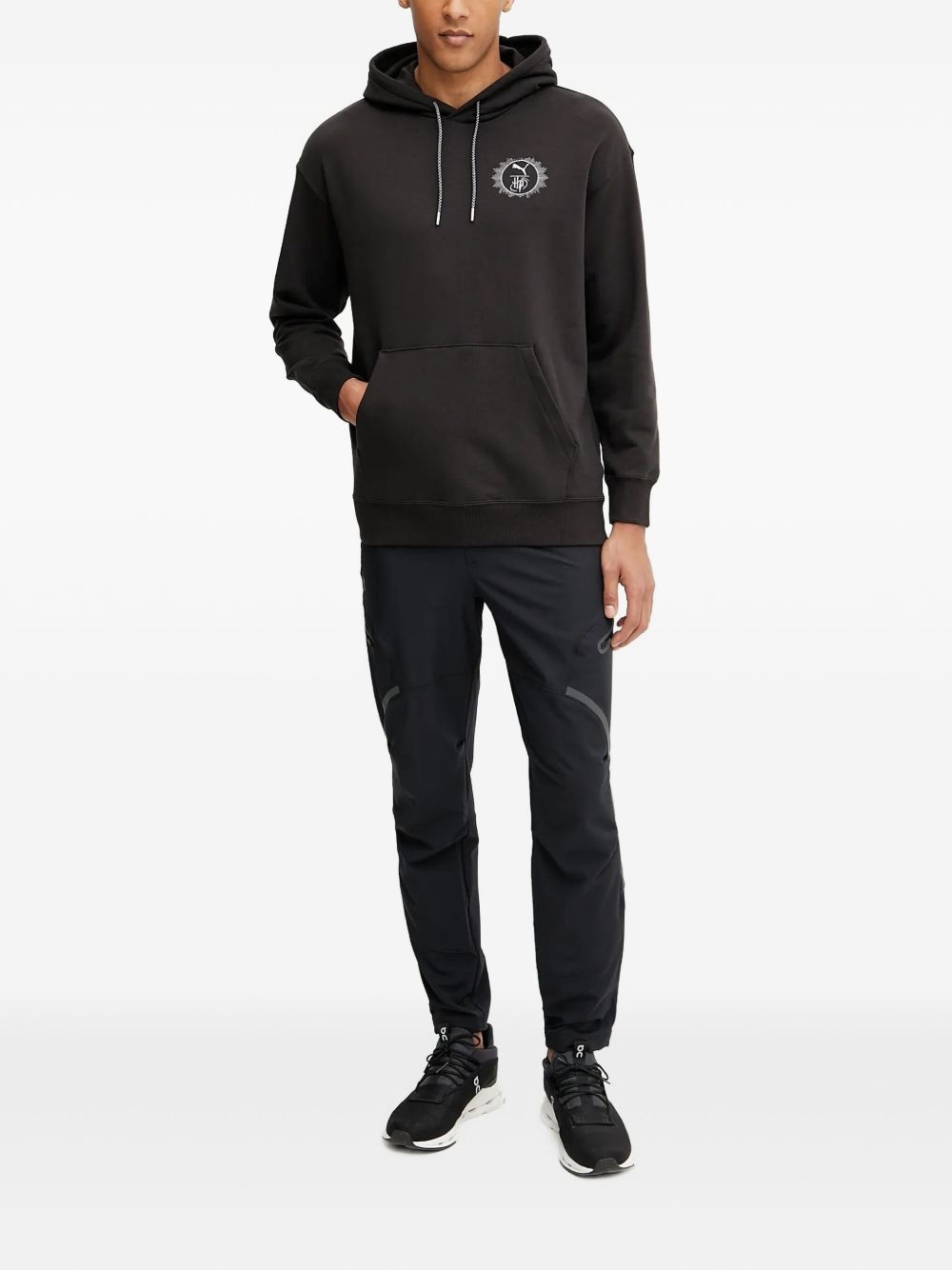 panelled zip-pocket trousers - 2