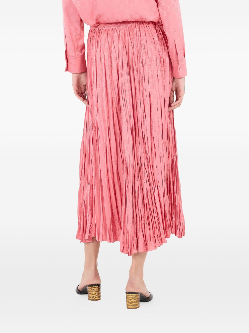 pleated midi skirt - 5
