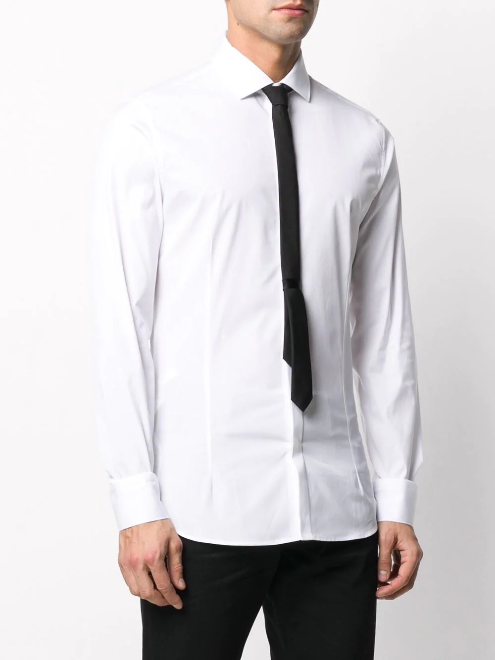 built-in tie shirt - 3