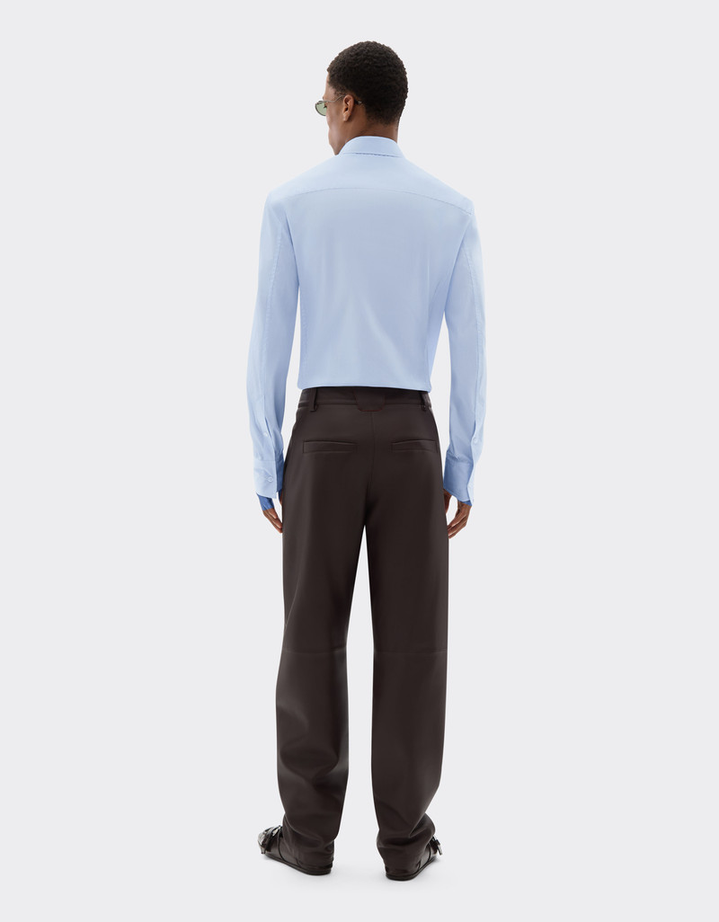 Cotton shirt with micro-stripe 4
