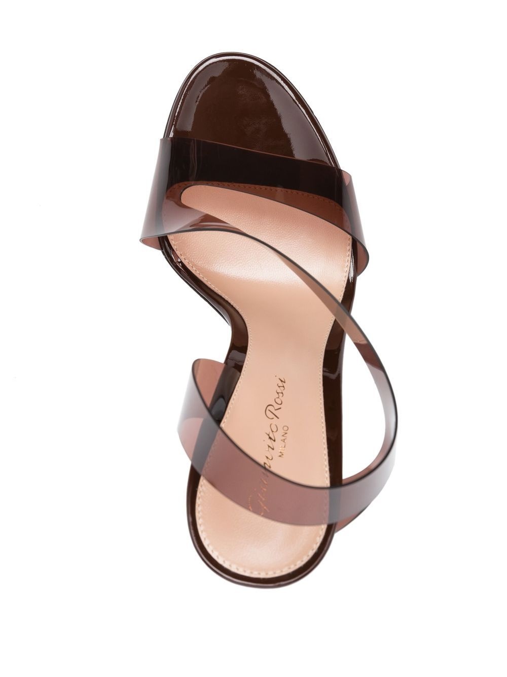 Metropolis 105mm transparent sandals - 4