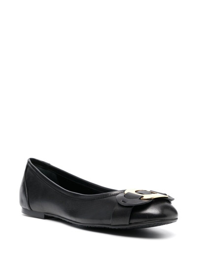 See by Chloé Chany leather ballerina shoes outlook