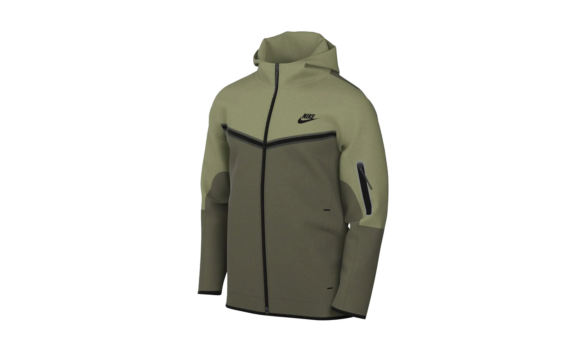Sportswear Tech Fleece Hoodie "Olive" - 1