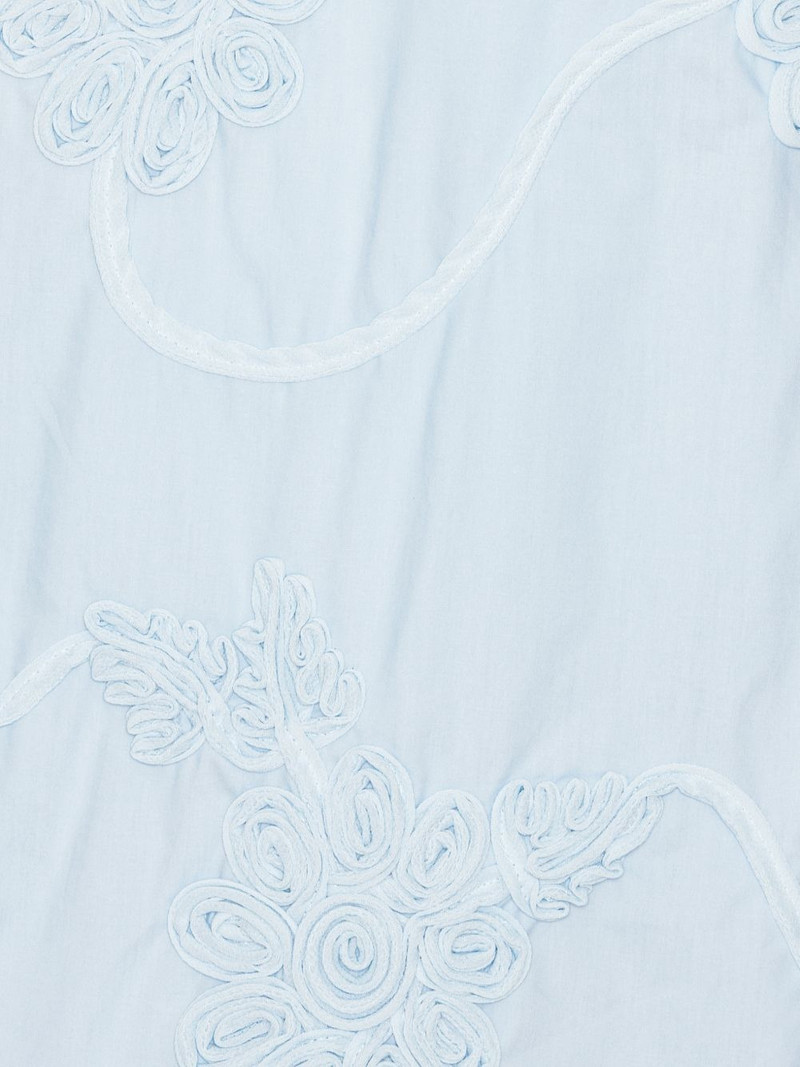 floral-appliqué mini dress 5