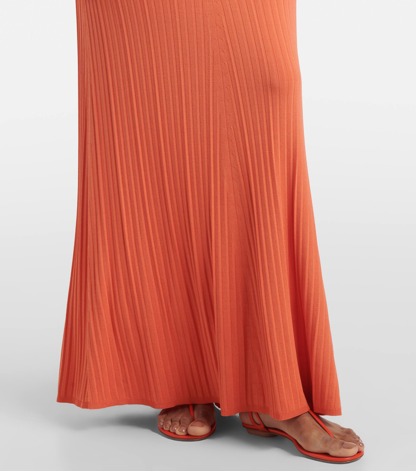 Ribbed-knit maxi dress - 5