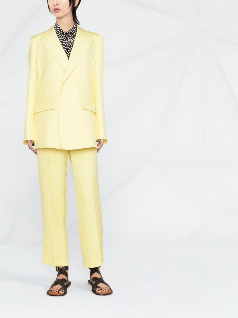 Chloé Cream Hemp Blend Blazer | italist | REVERSIBLE