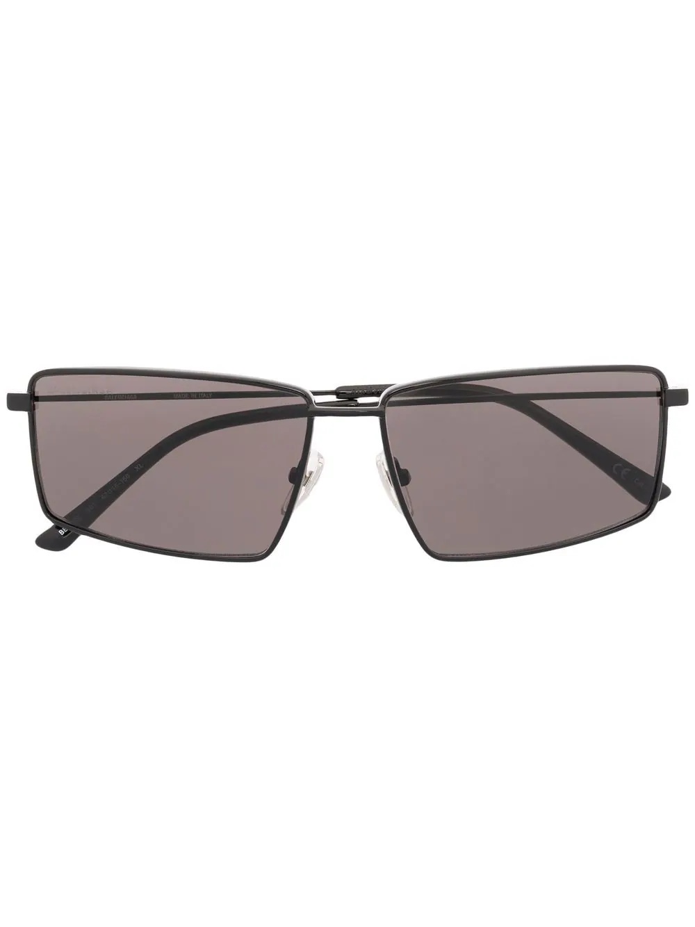 logo-print rectangular-frame sunglasses - 1