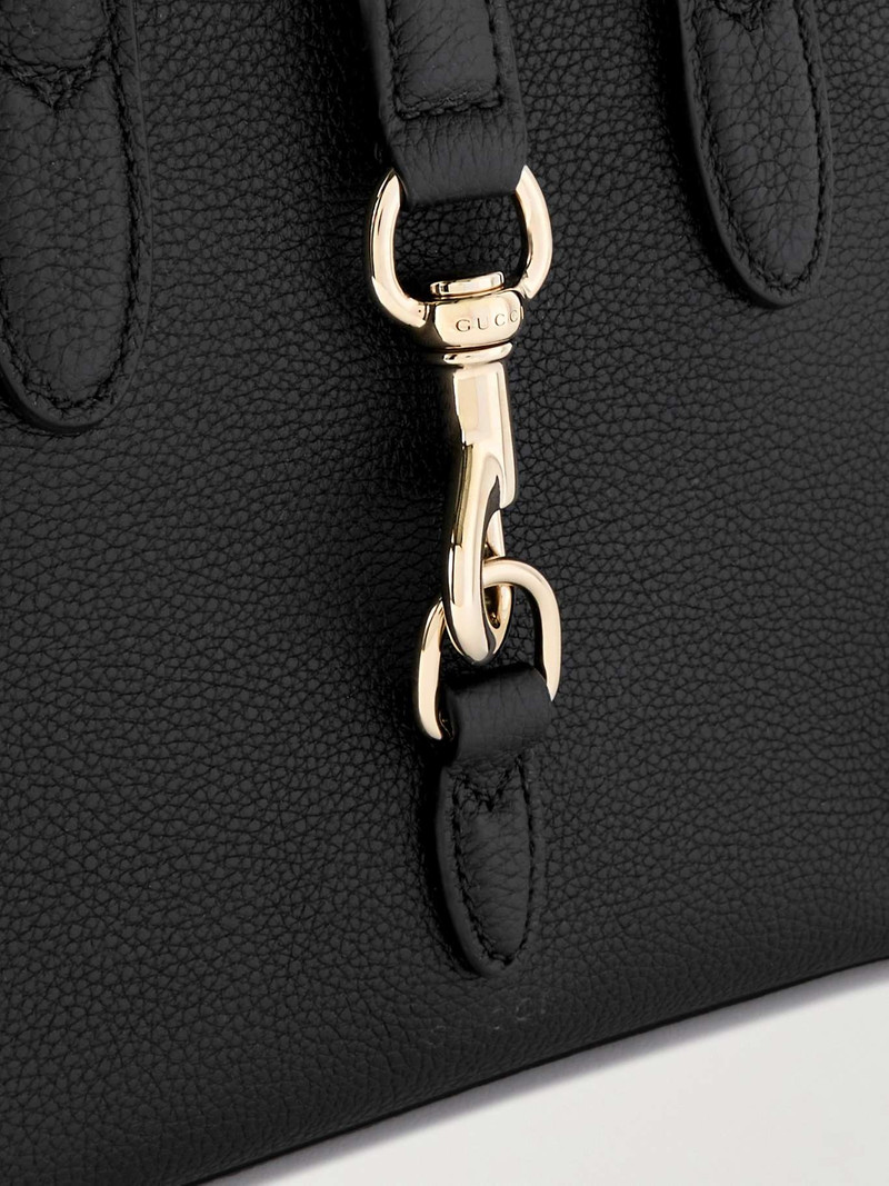 Jackie textured-leather tote 4