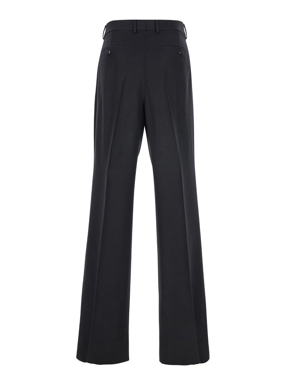Amiri Men Black Pants With Belt Loops And Front Pences In Wool Blend Man - 2
