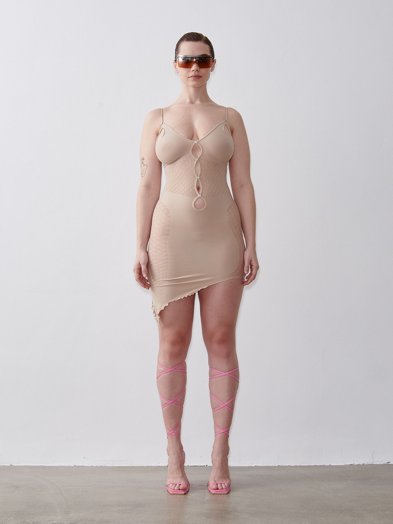 POSTER GIRL ANITA DRESS TAUPE outlook