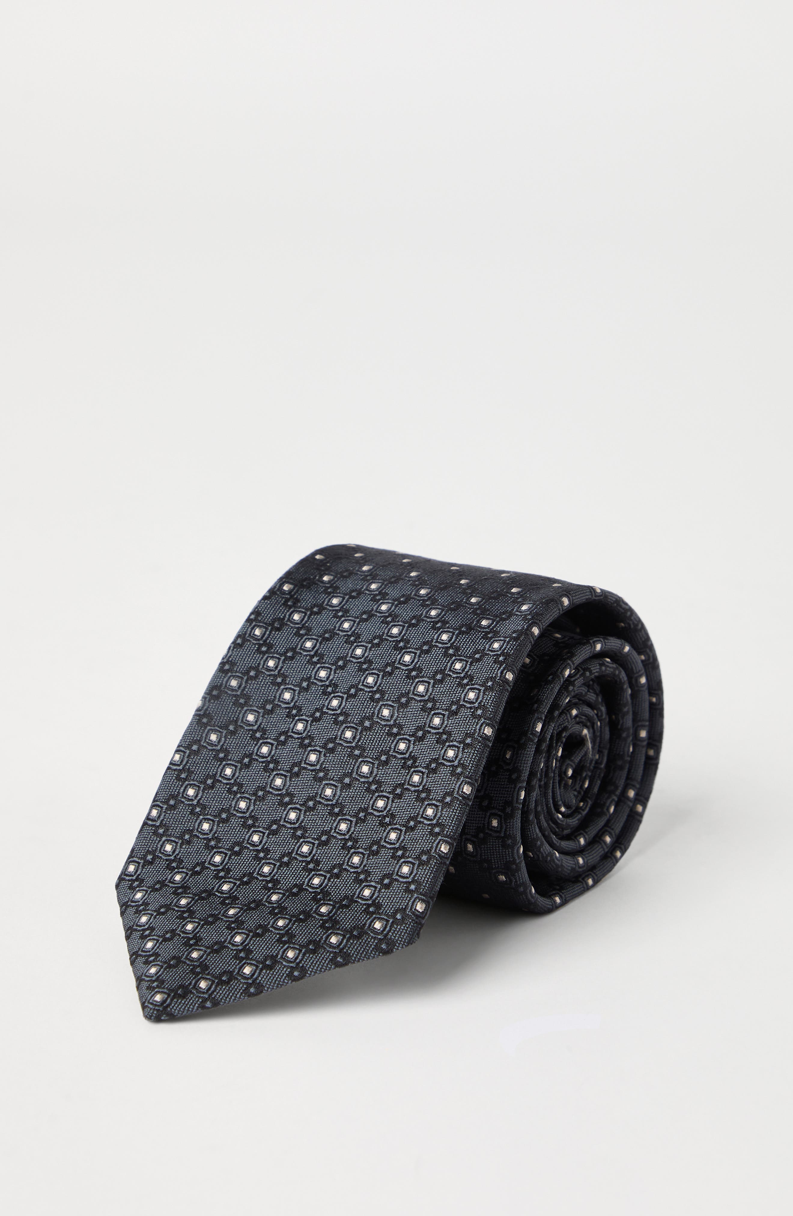 Brunello Cucinelli Necktie with jacquard pattern in Lead at Nordstrom - 3