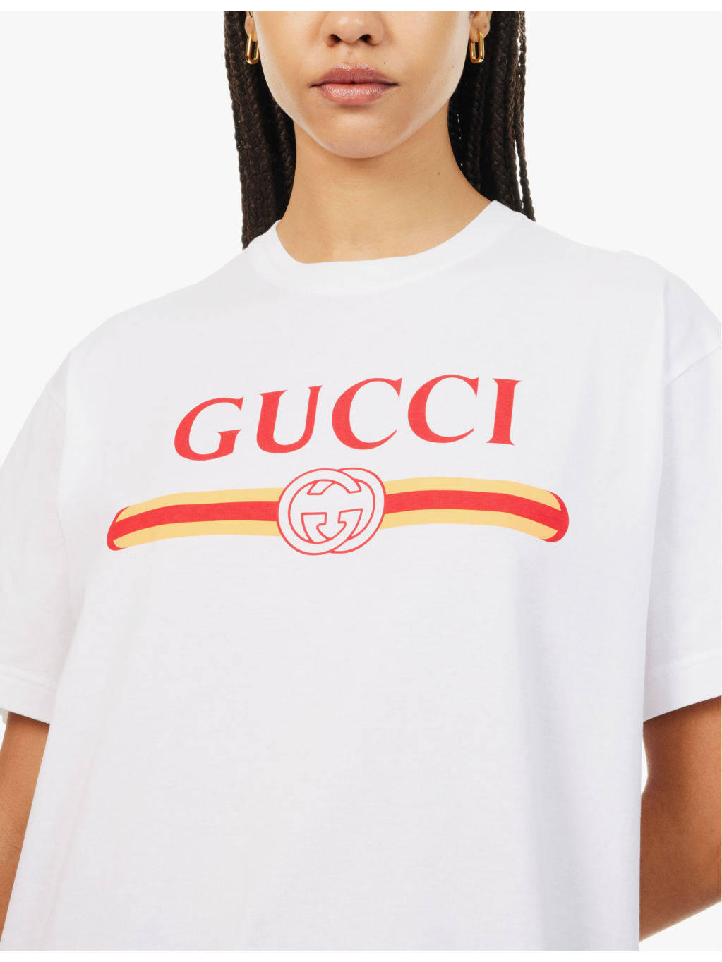 Brand-print relaxed-fit cotton-jersey T-shirt - 5