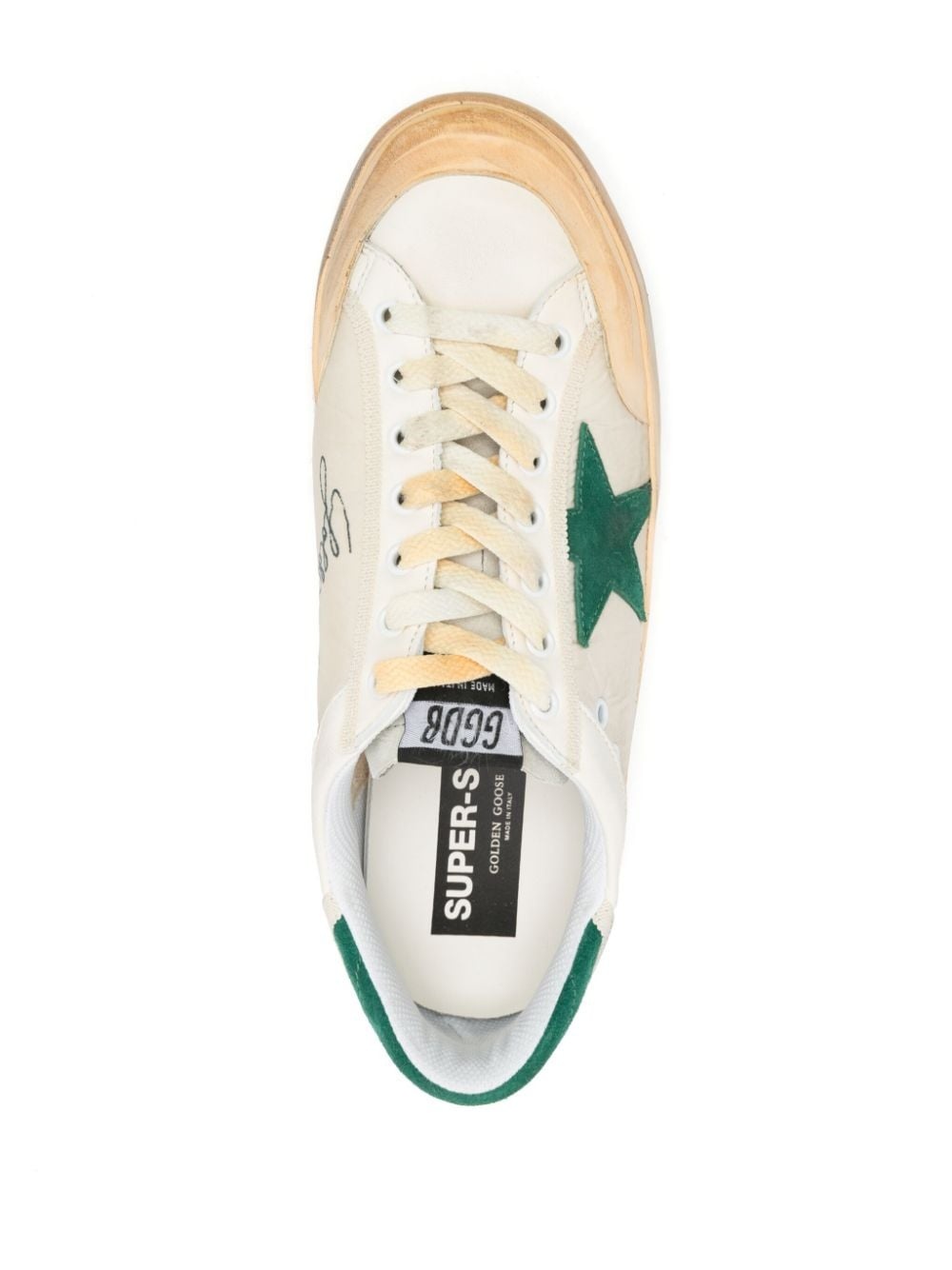 Super-Star distressed panelled sneakers - 4