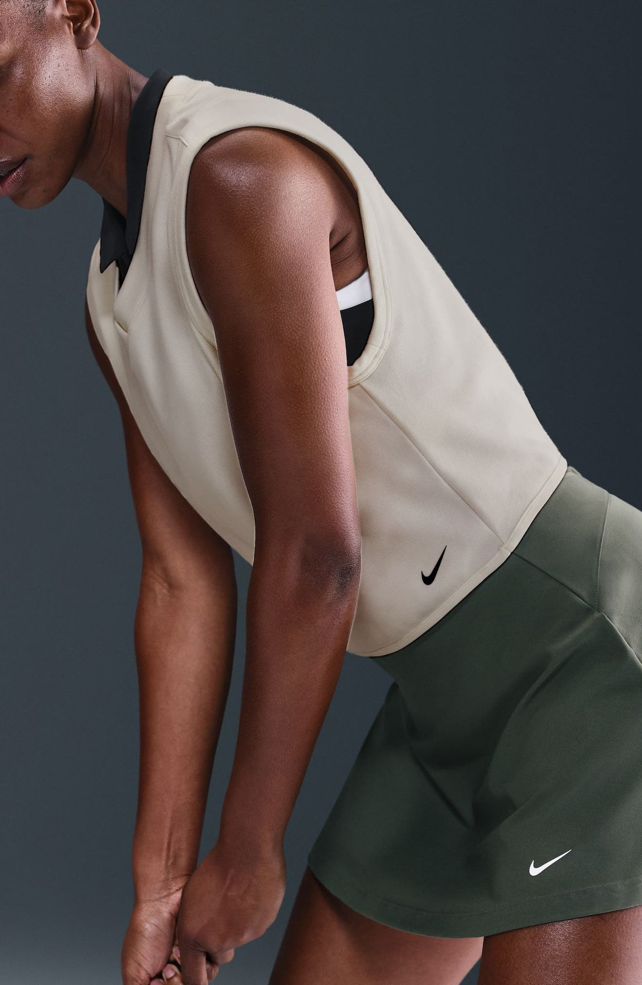 Nike V-Neck Golf Vest in Sail/Black at Nordstrom - 8