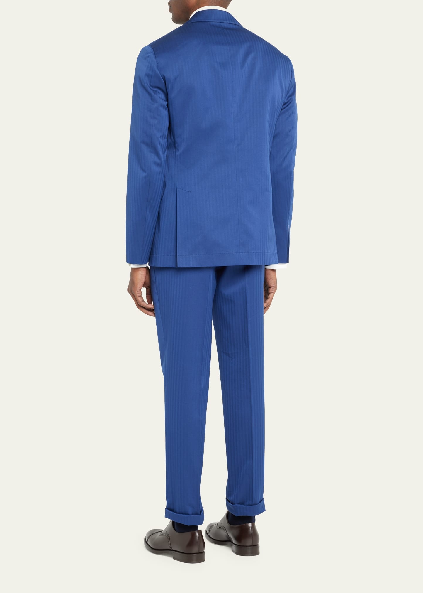 Men’s Cotton Chevron Solaro 2-Piece Suit - 3