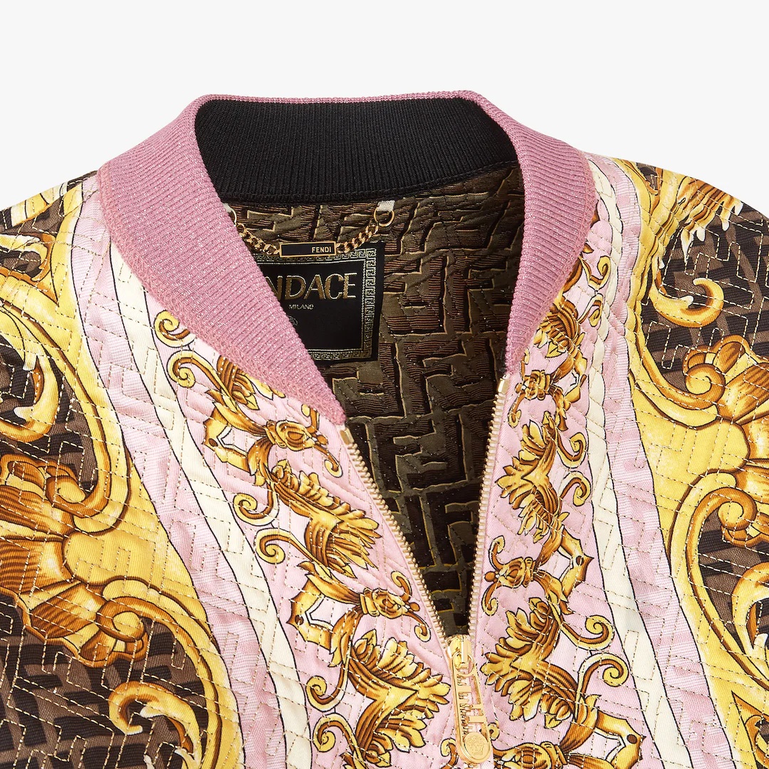 Fendace multicolor silk jacket - 4