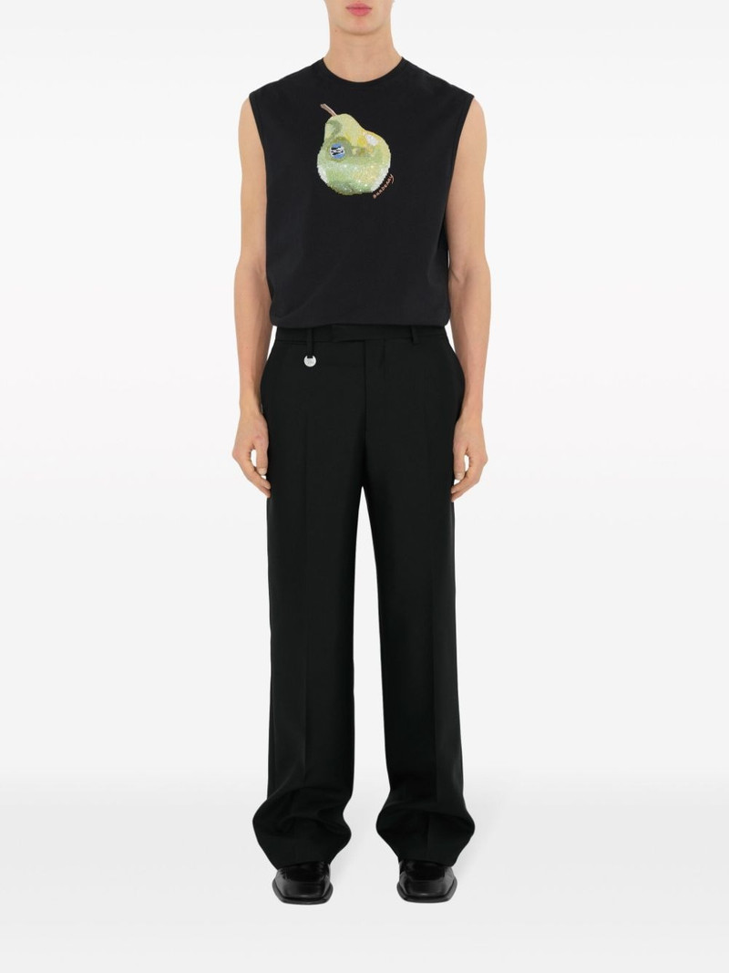 Burberry pear-print cotton tank top outlook