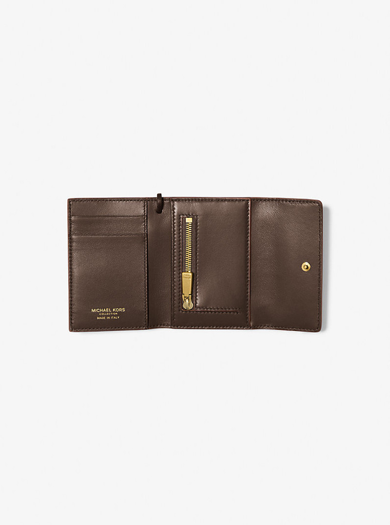 MICHAEL KORS COLLECTION Leather Card Holder Necklace outlook