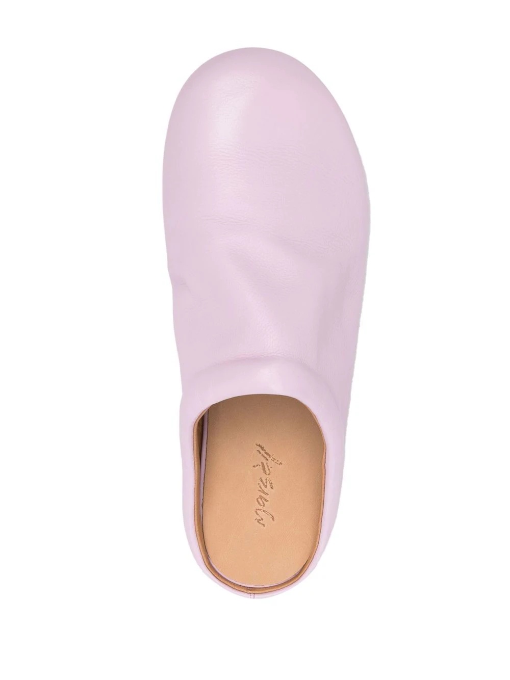 slip-on leather mules - 4