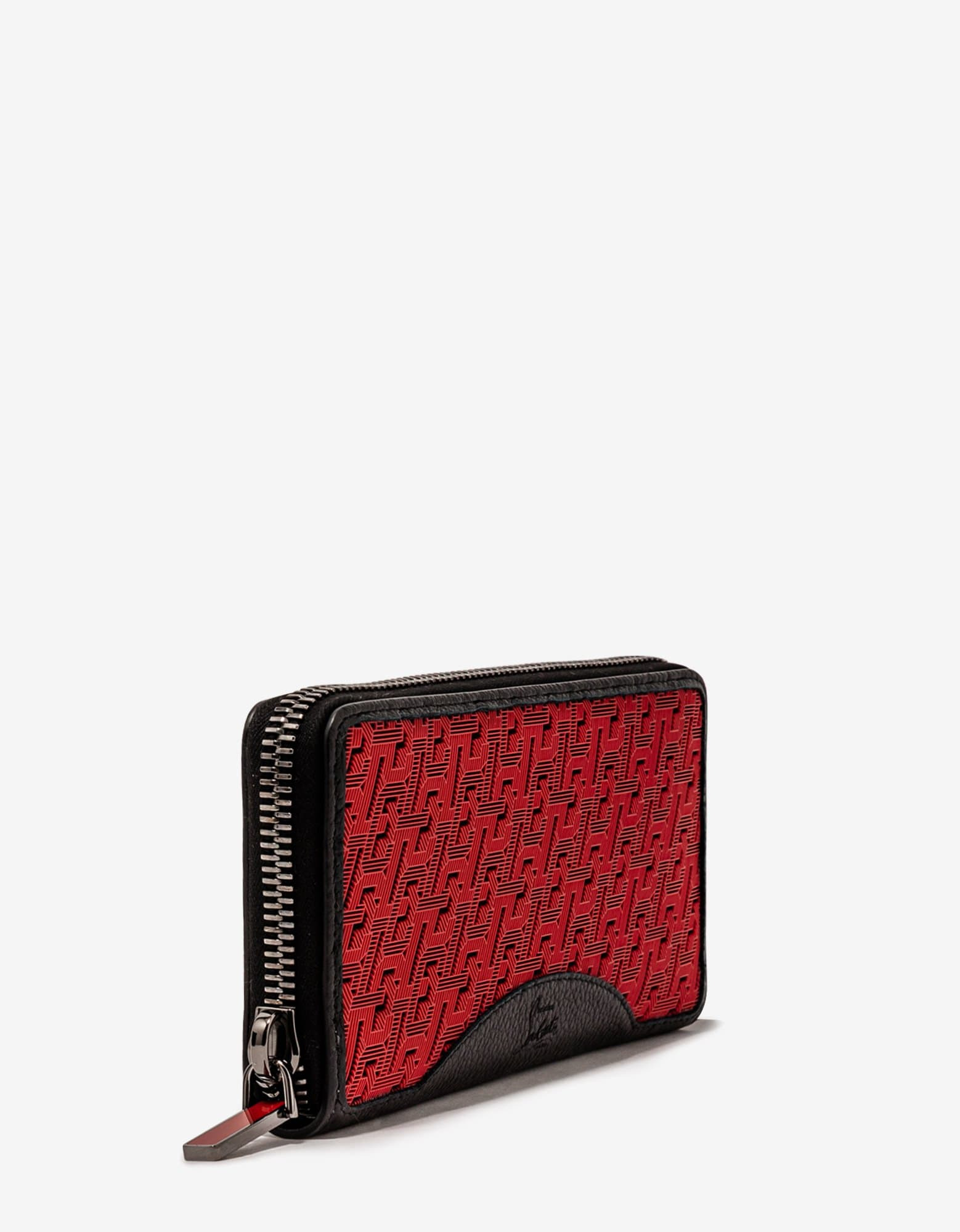 Christian Louboutin Panettone CL Logo Black Wallet - 3