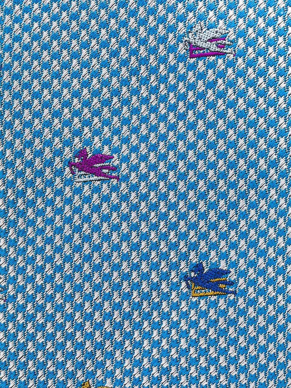 jacquard logo tie - 2