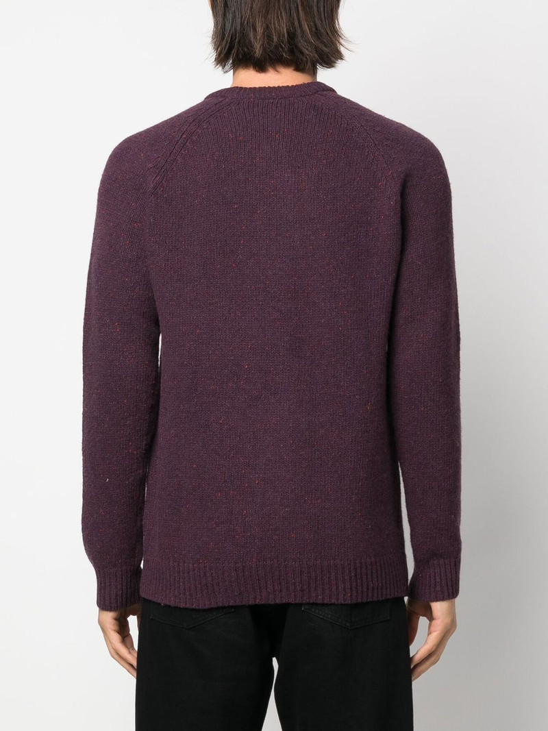 Anglistic speckled-knit jumper 4