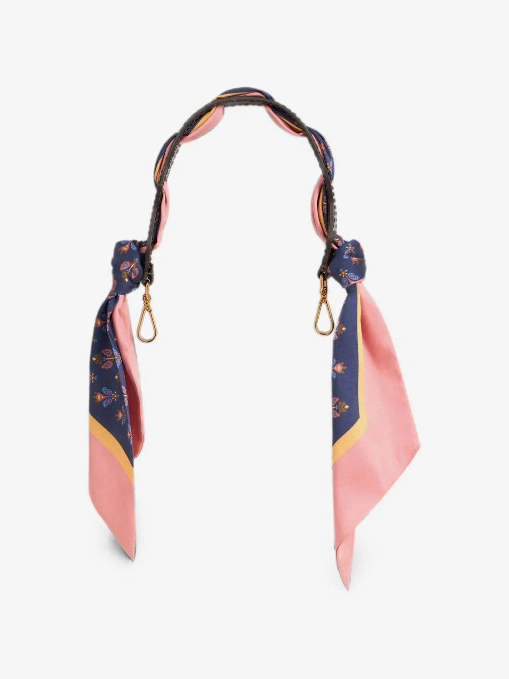 bag handle with scarf - 1