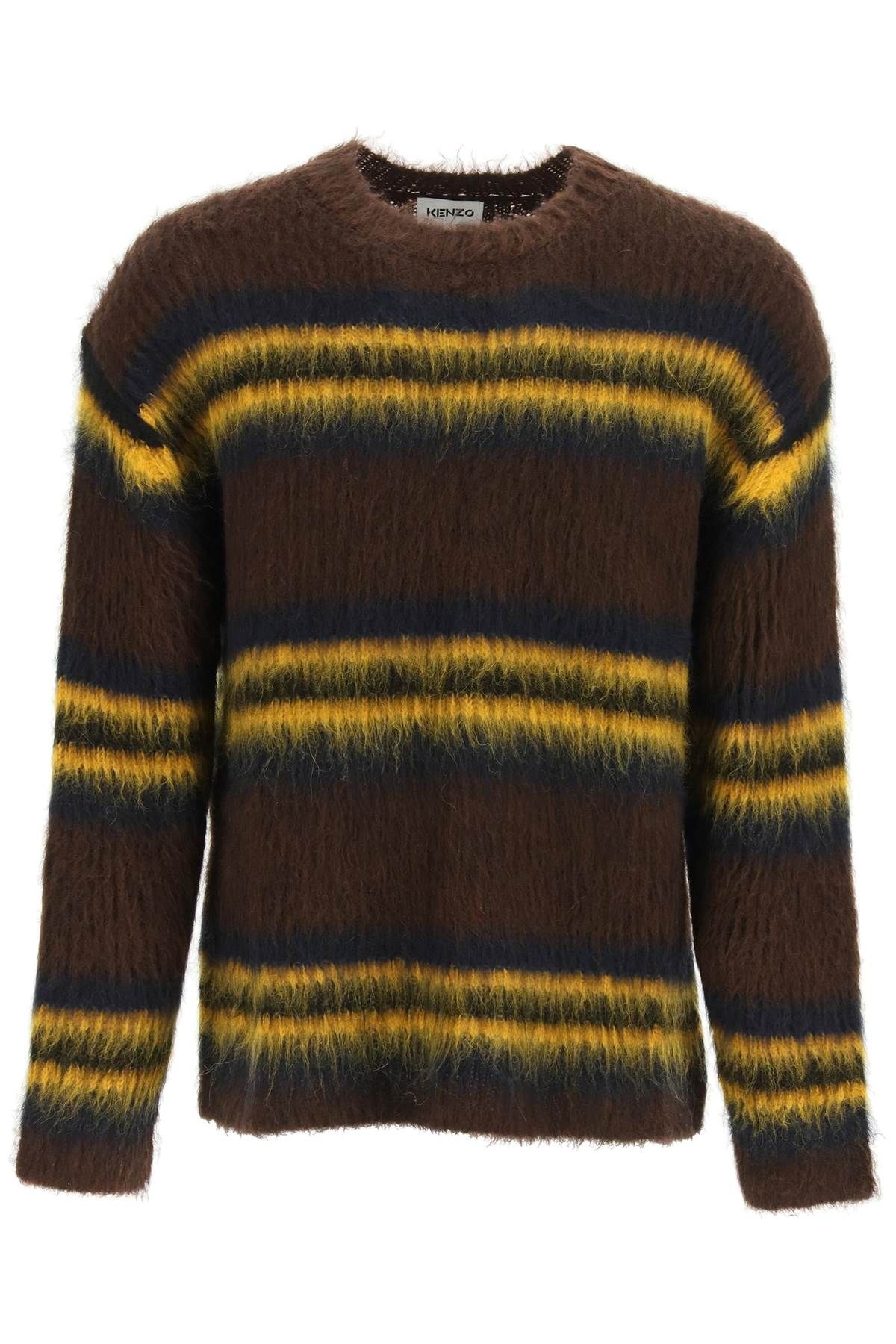 STRIPED ALPACA SWEATER - 1