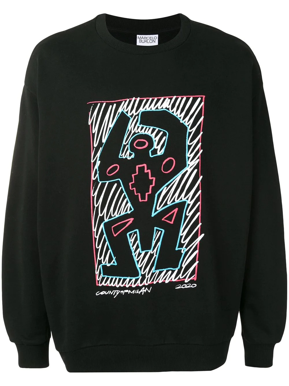 Cross Man printed sweatshirt - 1