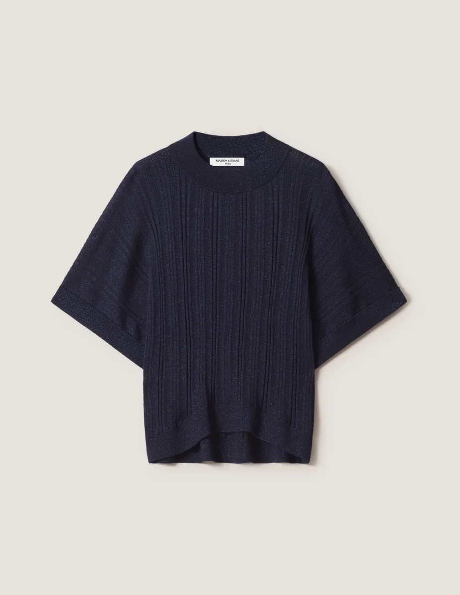 BATWING SPARKLY WOOL TOP - 1